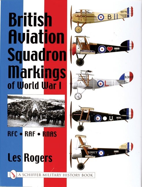 British aviation squadron markings of world war i - rfc - raf - rnas