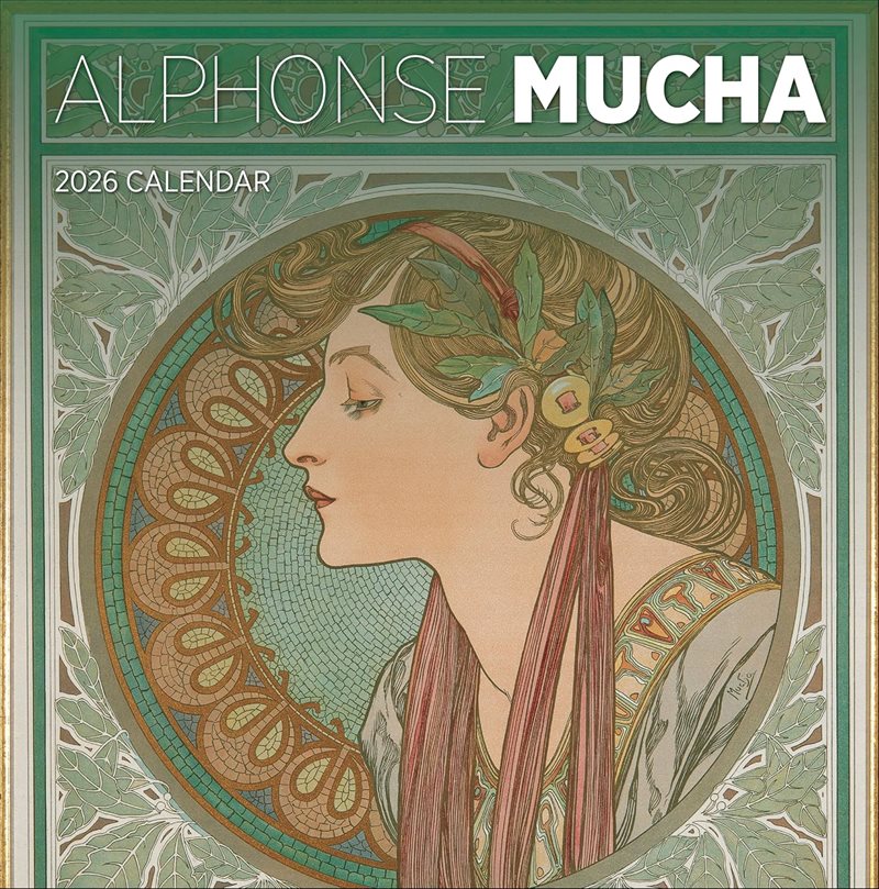 Alphonse Mucha : 2026 Wall Calendar