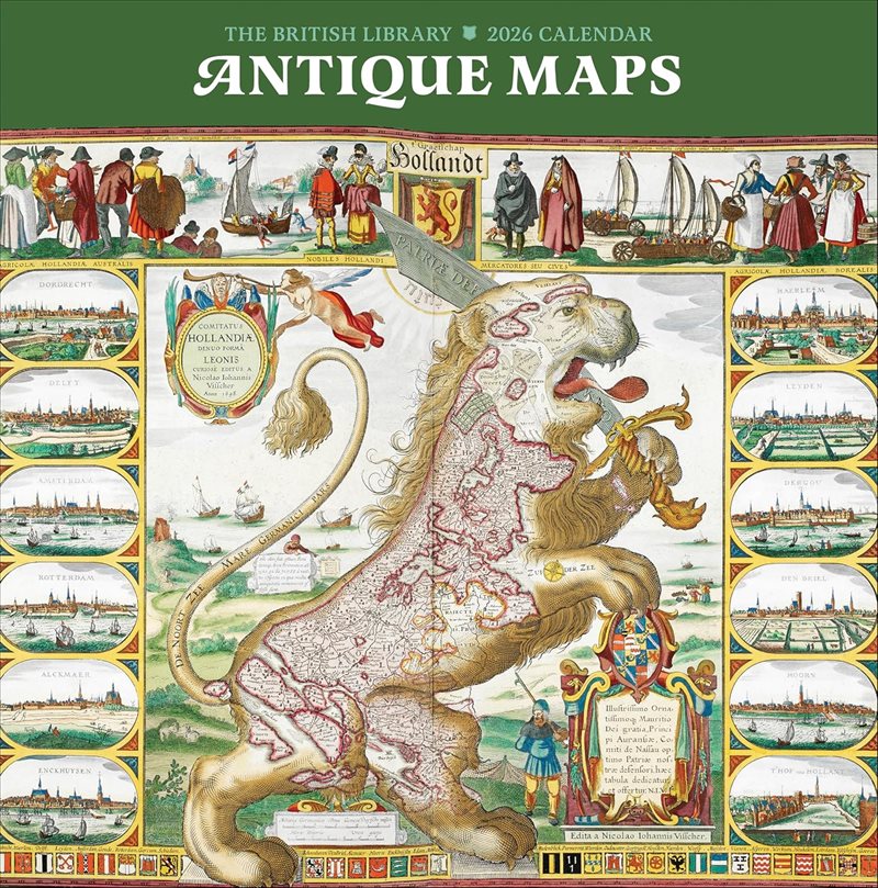 Antique Maps : 2026 Wall Calendar