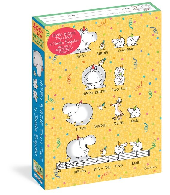 Sandra Boynton: Hippo Birdie Two Ewe 300-Piece Birthday Puzzle