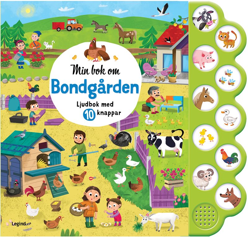 Bondgården : ljudbok med 10 knappar