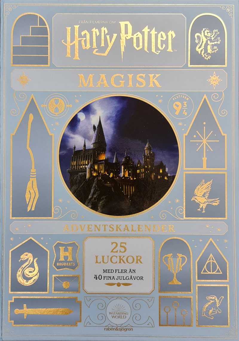 Harry Potter Magisk adventskalender : 25 luckor med fler än 40 fina julgåvor