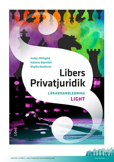 Libers Privatjuridik Lärarhandledning Light (nedladdningsbar)