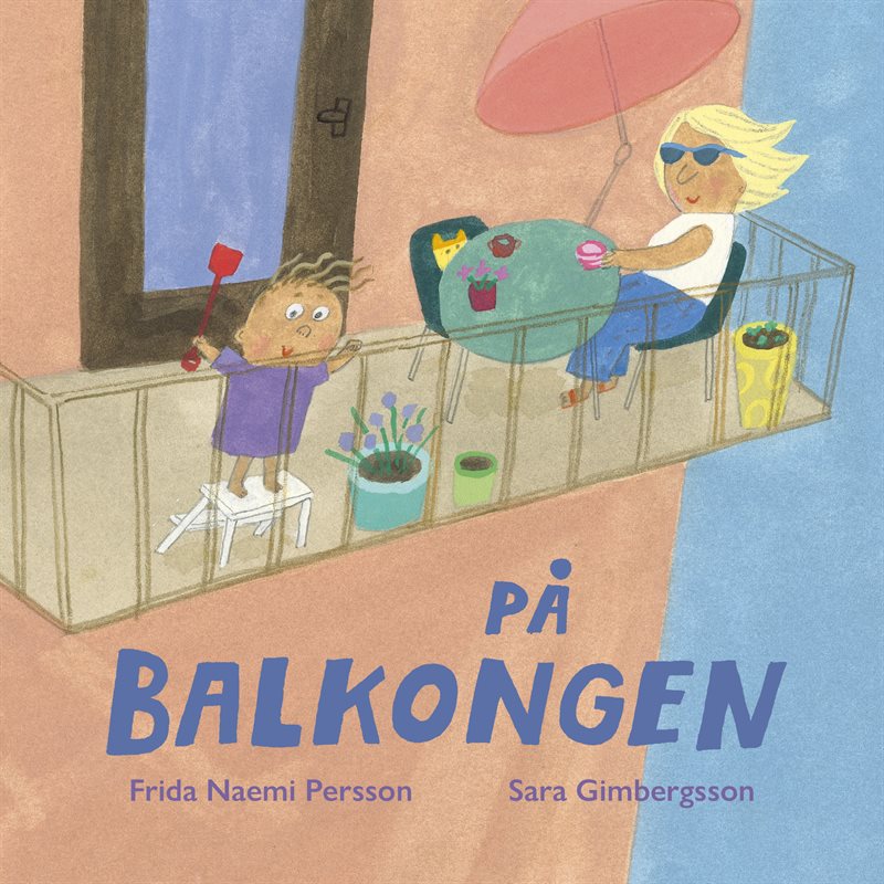 På balkongen