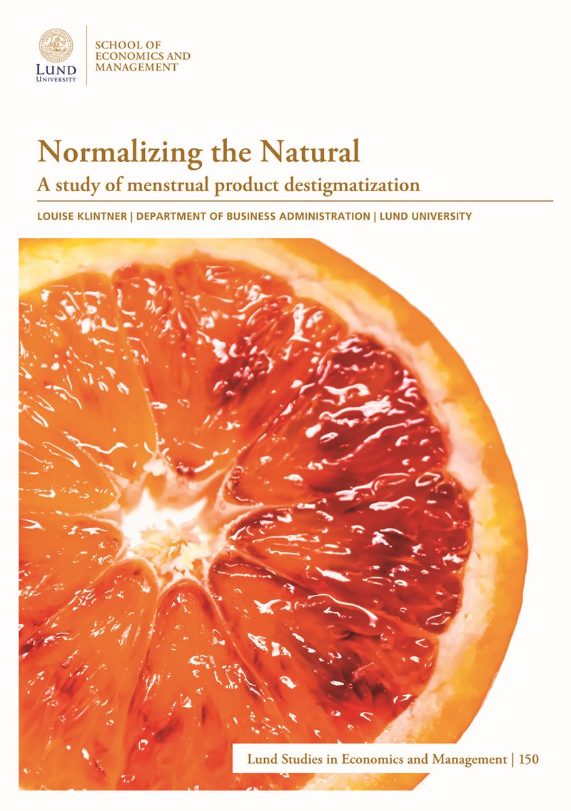 Normalizing the natural : a study of menstrual product destigmatization