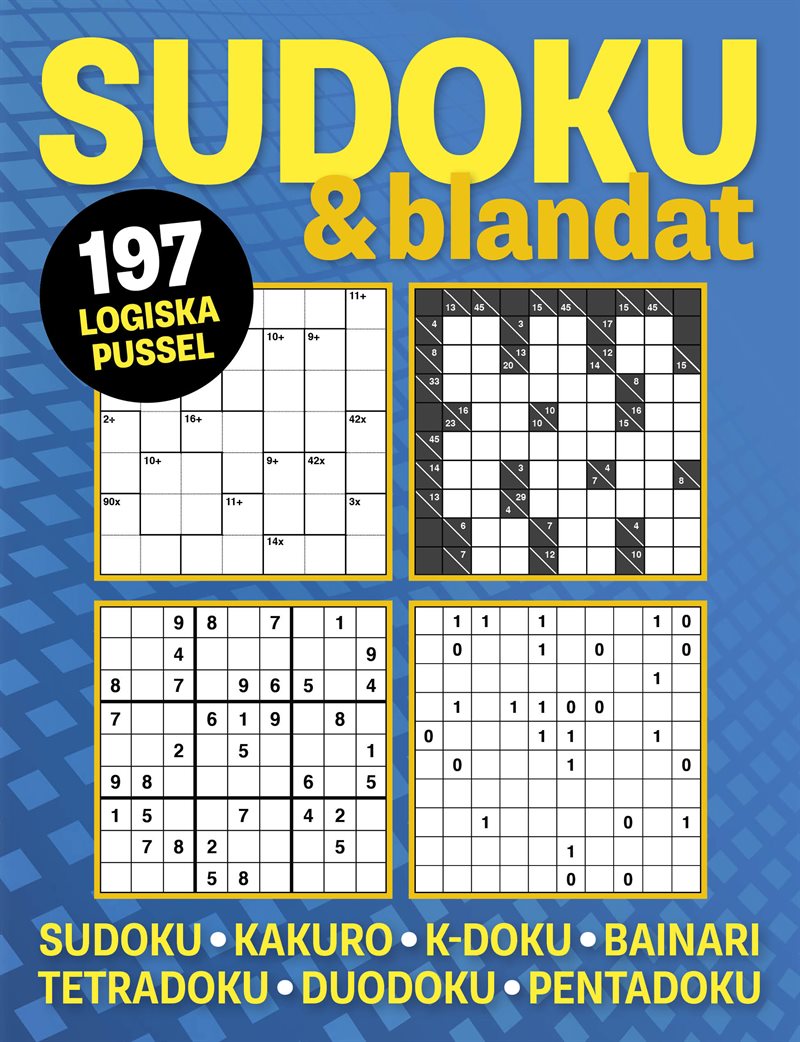 Sudoku & blandat : 197 logiska pussel med sudoku, kakuro, k-duko, bainari,