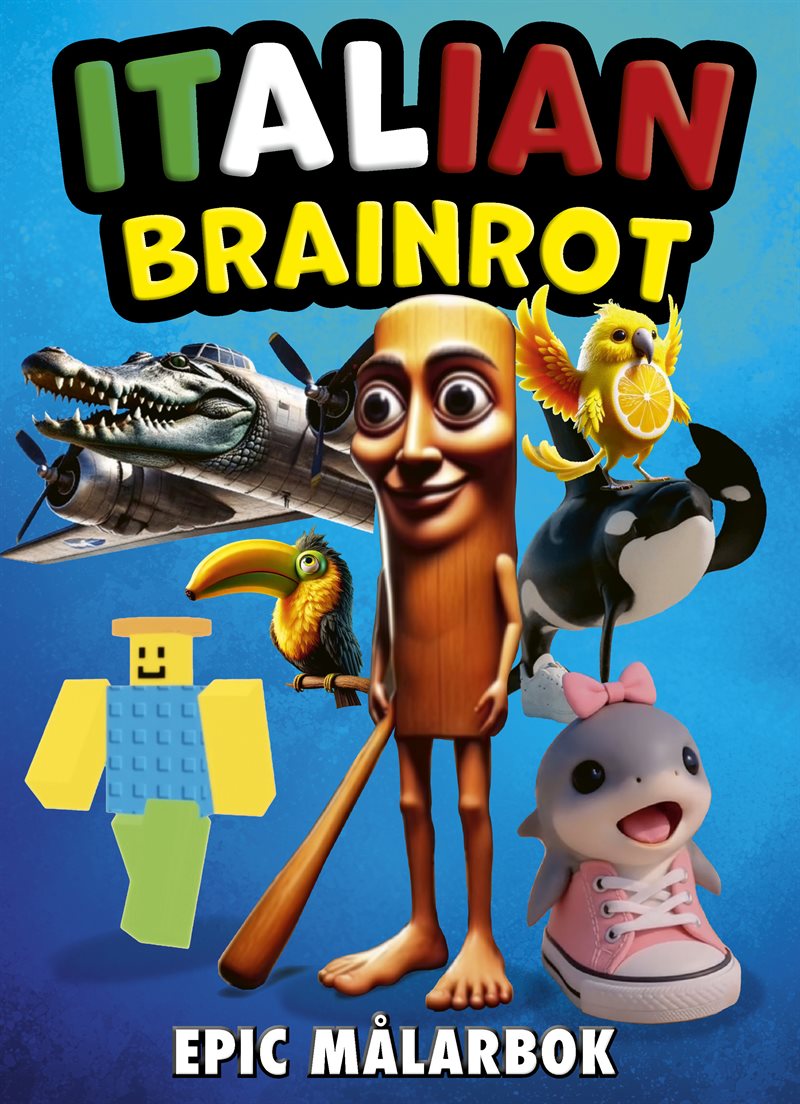 Italian Brainrot Epic målarbok