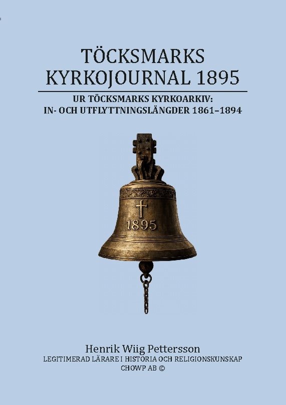 Töckmarks kyrkojournal 1895 : ur Töcksmarks kyrkoarkiv: in- och utflyttningslängder 1861-1894