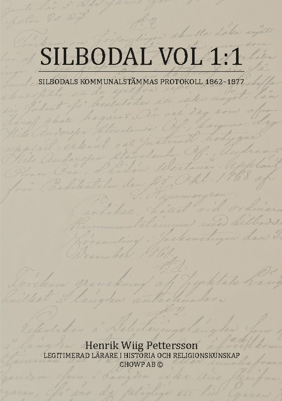Silbodal. Vol 1:1, Silbodals kommunalstämmas protokoll 1862-1877