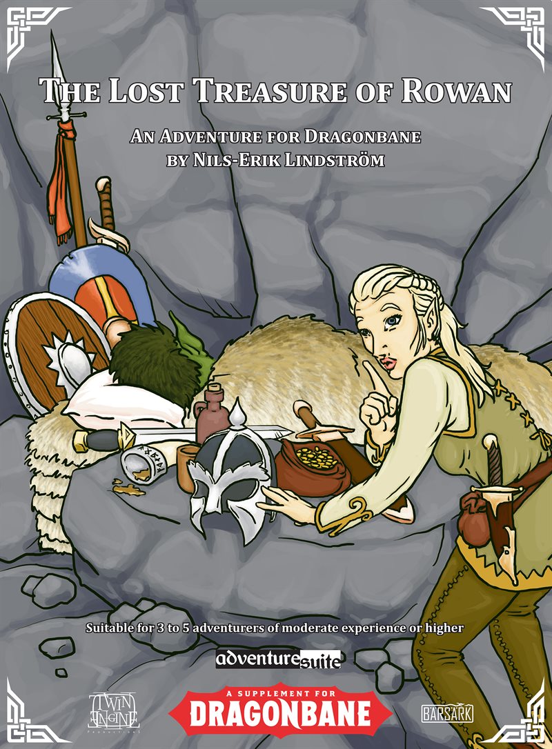The lost treasure of Rowan : an adventure for Dragonbane