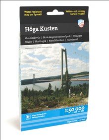 Höga kusten - tyvekkarta 1:50000