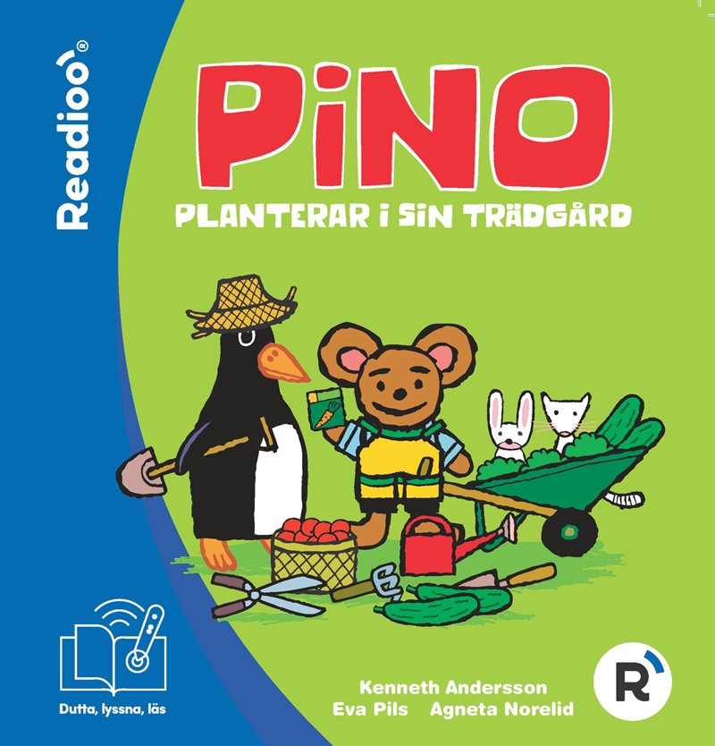 Pino planterar i sin trädgård — Readioo