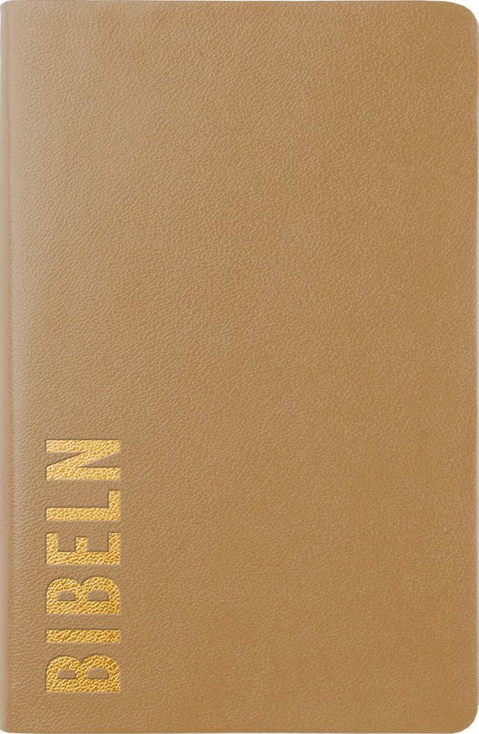 Bibel 2026 Slimline - Bonded leather Brun med tumindex