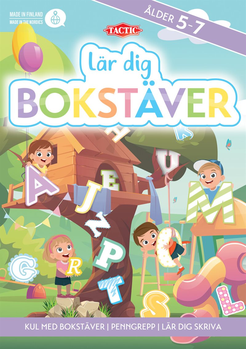 Pysselbok Lär dig Bokstäver