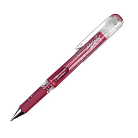 Pentel Hybrid roller 1,0 metallic röd