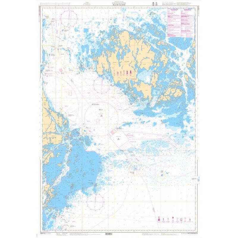 Sjökort 619 Skärgårdskort Ålands hav