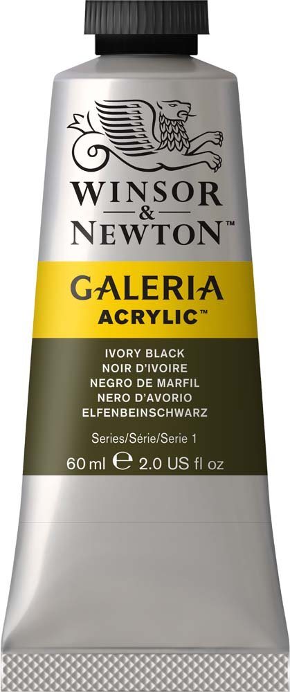 Akrylfärg nr 331 Ivory Black 60ml