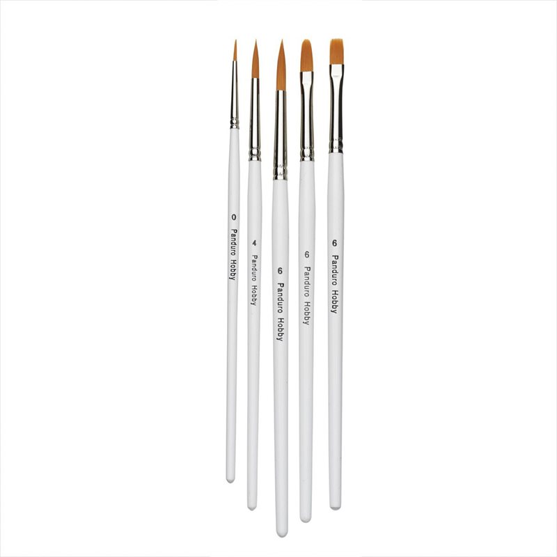 Penselset 5st Hobbyfärg