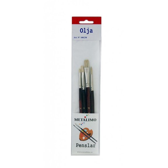 Penselset Olja 4st