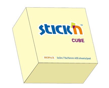 Notiskub 400b 76x76, Gul