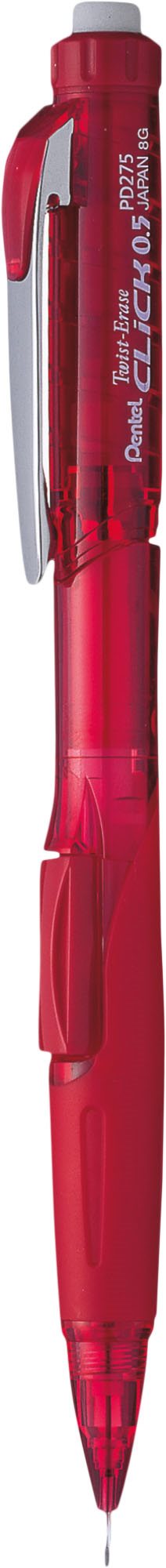 Stiftpenna 0,5 Pentel Twist-Erase CLICK röd