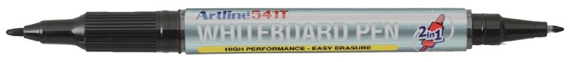 Whiteboardpenna Artline 541T 2i1 svart