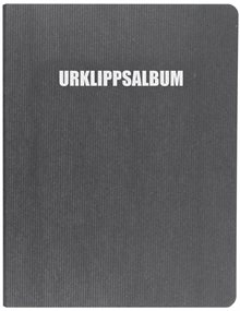 Urklippsalbum svart A3