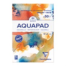 Akvarellpapper A4 - 50 ark - kallpressat 975721C