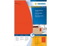 Etikett HERMA Färg röd 105x148mm 400/FP