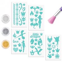 TOPModel Glitter Tattoo Set Dragon Love