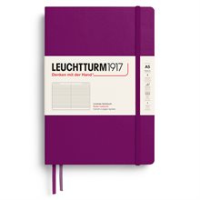 Anteckningsbok Leuchtturm 1971  NOTEBOOK A5 Hard Dotted Burgundy