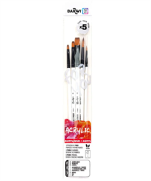 Penselset Darwi for you Akryl Small  5-pack