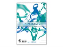 Spiralblock A5 60g 100 blad linjerat