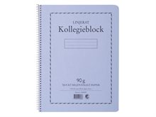 Kollegieblock A4 90 gr linjerat