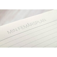 5-års dagbok A5 Paperstyle - Röd Twist