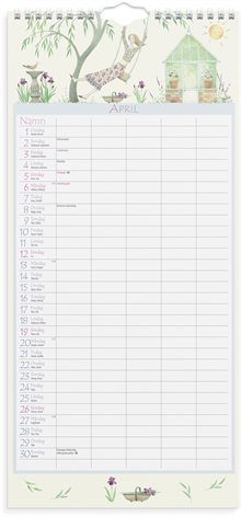 Familjekalender 2026 Magic Garden