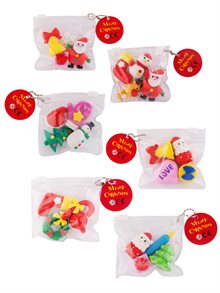 Radergummi Julmotiv i påse