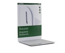 Bokstöd metall 15cm, Vit 2/FP