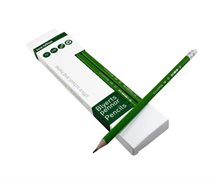 Blyertspenna HB+R 12st, Grön