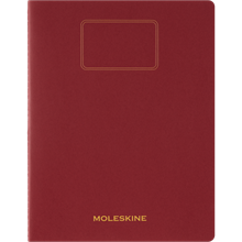 Anteckningsbok Moleskine Cahier Linjerad XXL Röd