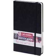 SketchBook Black 9 x 14 cm / Skissblock svart 9 x 14 cm