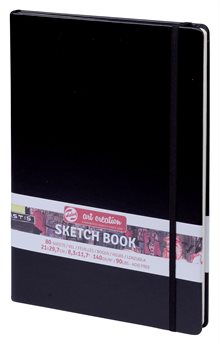 SketchBook Black 21 x 30 cm / Skissblock svart 21 x 30 cm