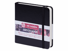 SketchBook Black 12 x 12 cm / Skissblock svart 12 x 12 cm