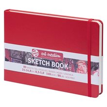 SketchBook Red 21 x 15 cm / Skissblock röd 21 x 15 cm