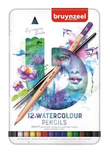 Bruynzeel Expression Aquarel 12 / Bruynzeel Expression akvarellpennor 12-pack