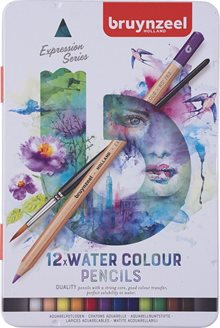 Bruynzeel Expression Aquarel 12 / Bruynzeel Expression akvarellpennor 12-pack
